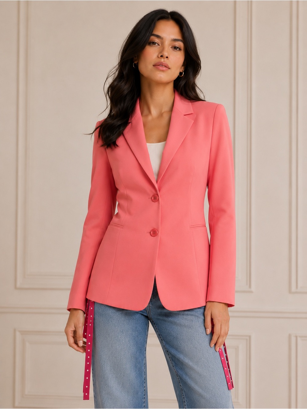 Brand new OFF-WHITE™ Women's Regular Fit Coral Blazer